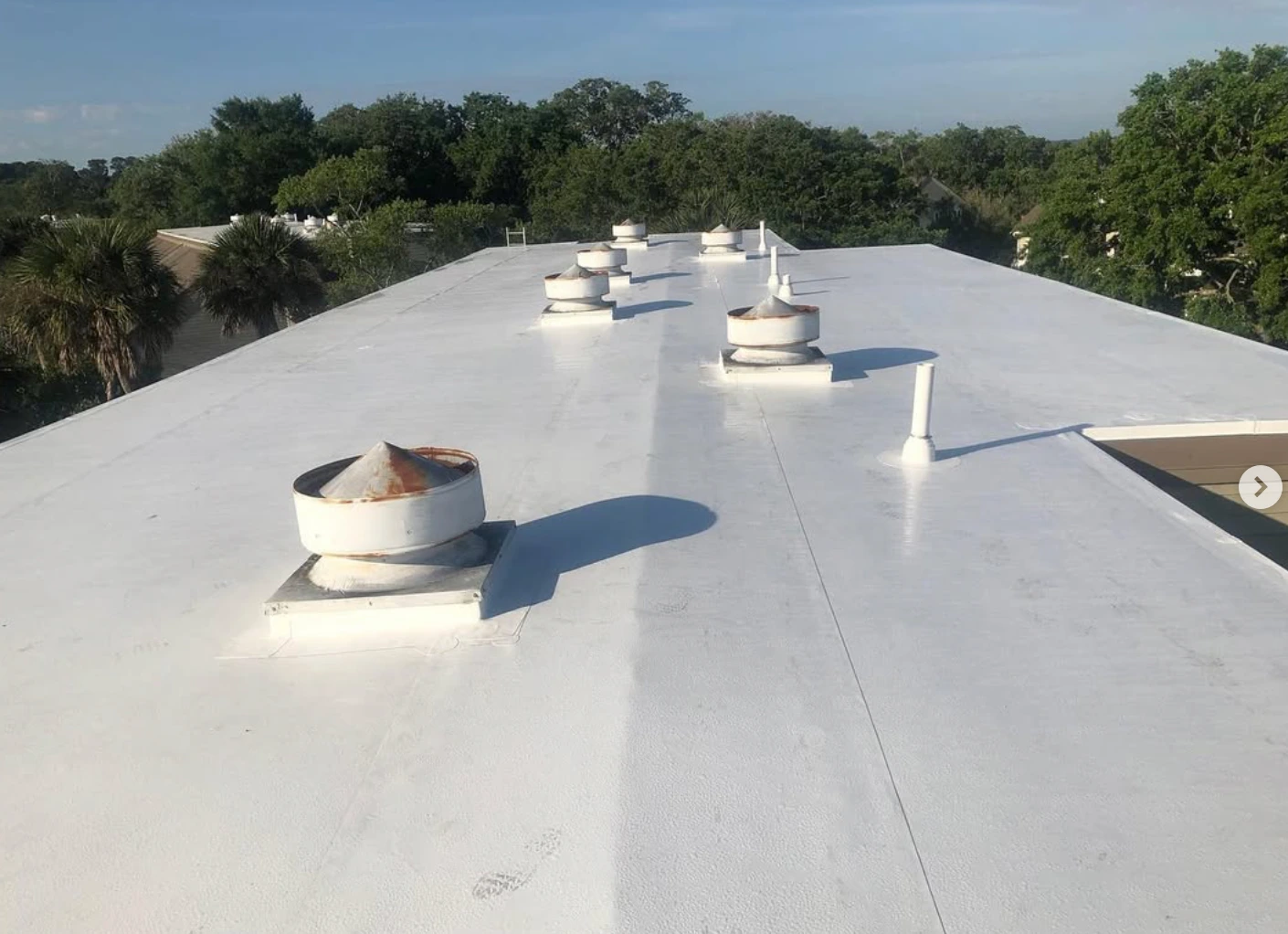 COMMERCIAL ROOFING — Flat Roof Restoration Coating